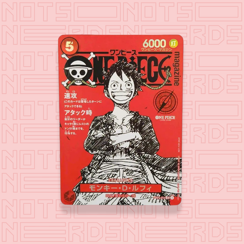 One Piece RED LUFFY Magazine